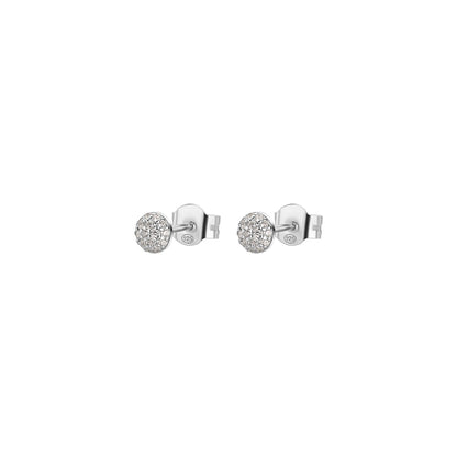 Rosato bianca Lobe earrings - Silver