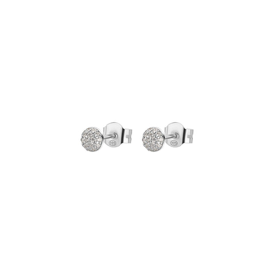 Rosato bianca Lobe earrings - Silver