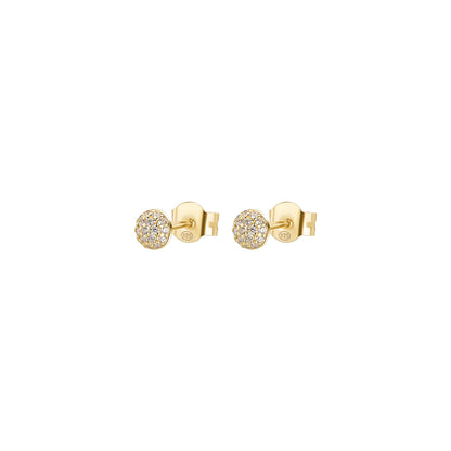 Rosato bianca Lobe earrings - Yellow Gold