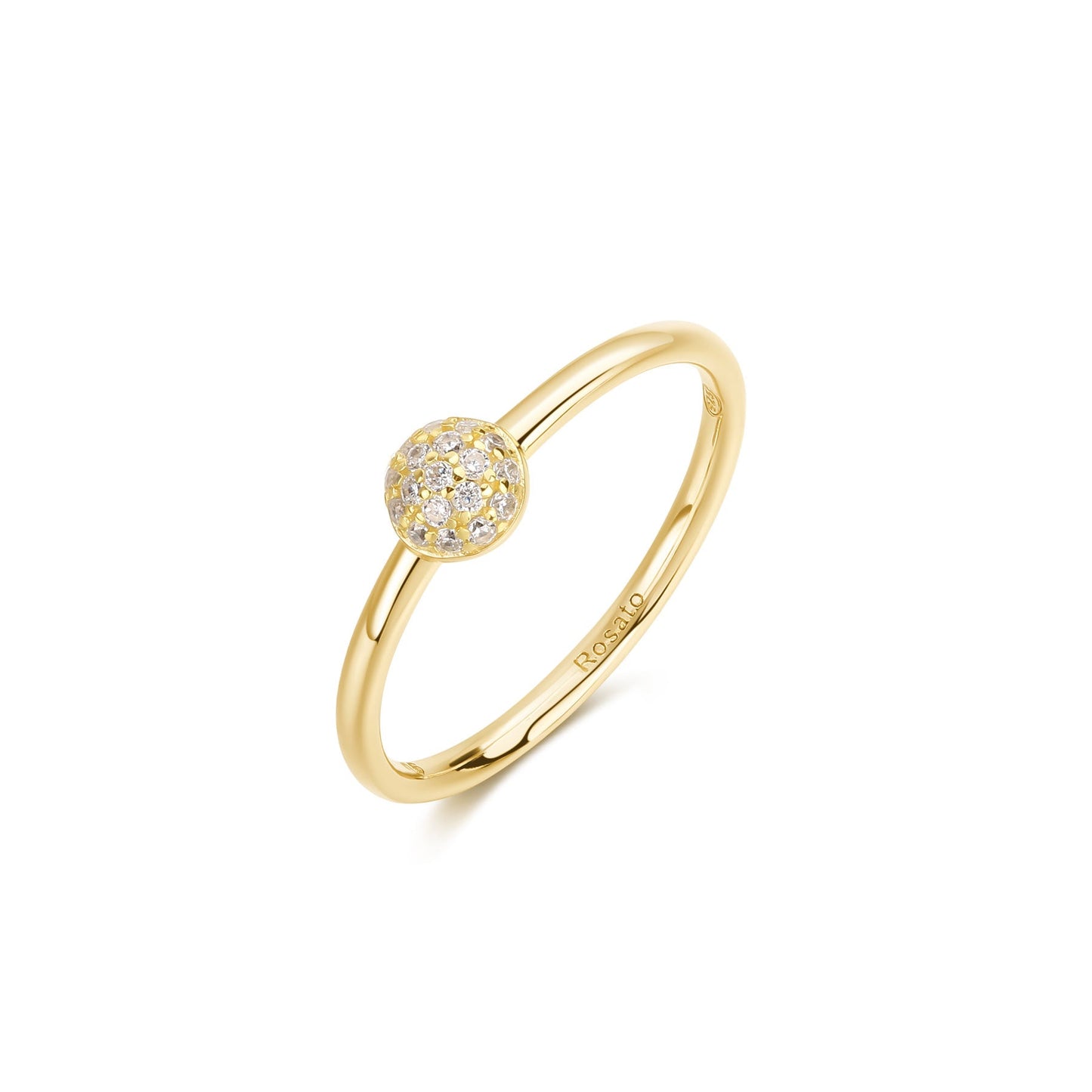 Rosato bianca Ring - Yellow Gold