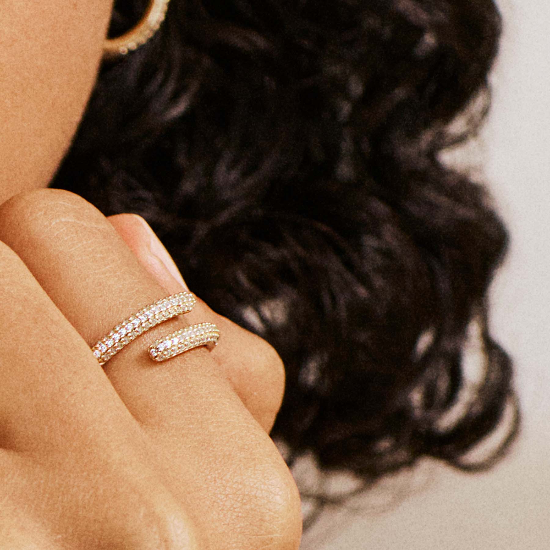Rosato bianca Ring - Yellow Gold