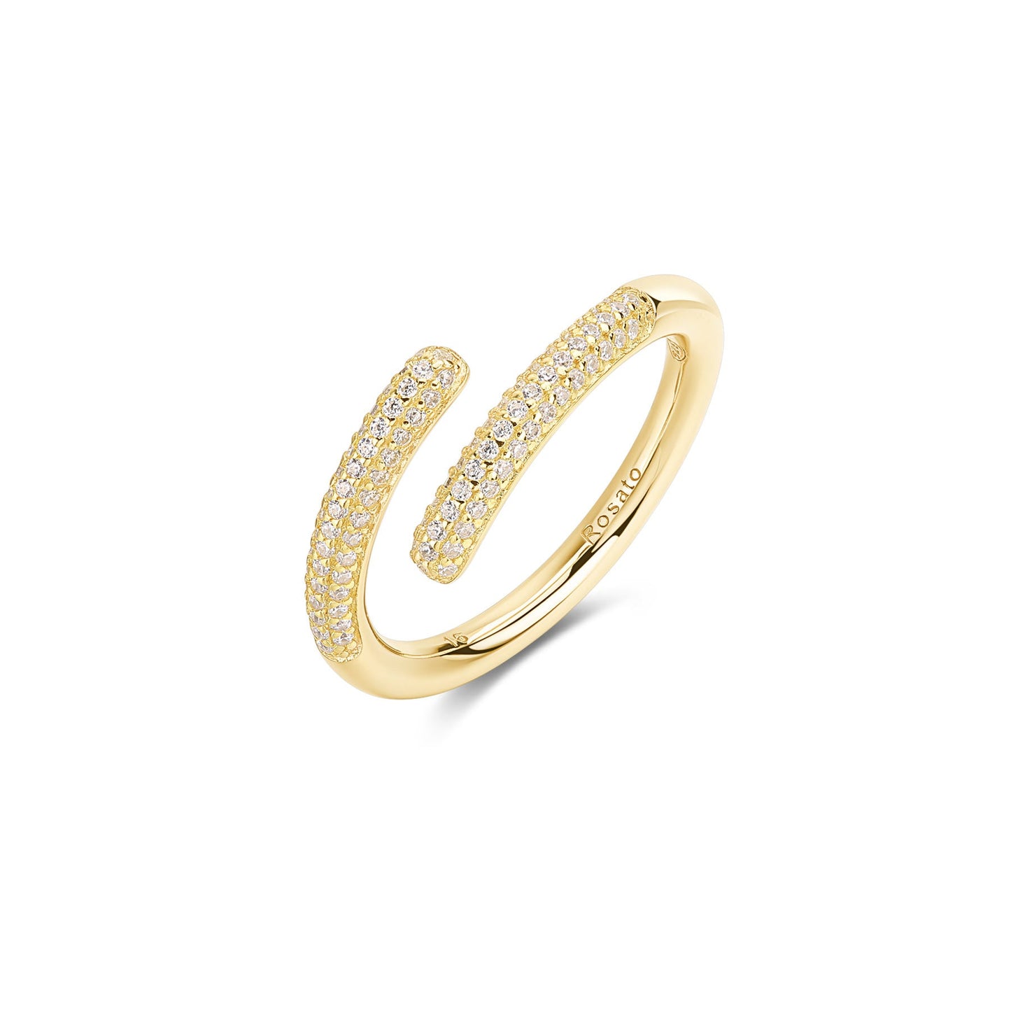 Rosato bianca Ring - Yellow Gold