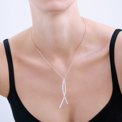 Rosato Bianca short necklace - Silver