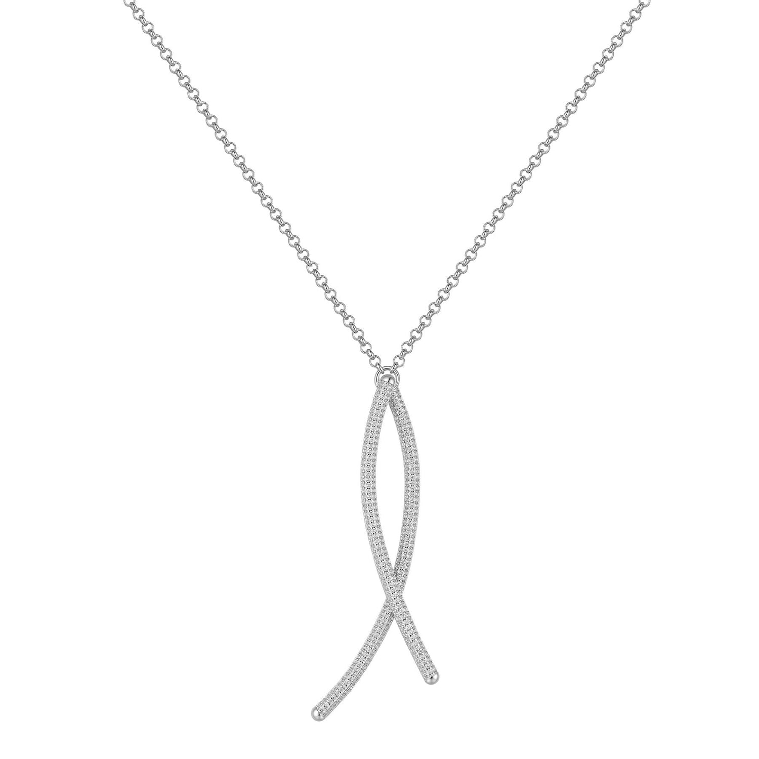 Rosato Bianca short necklace - Silver