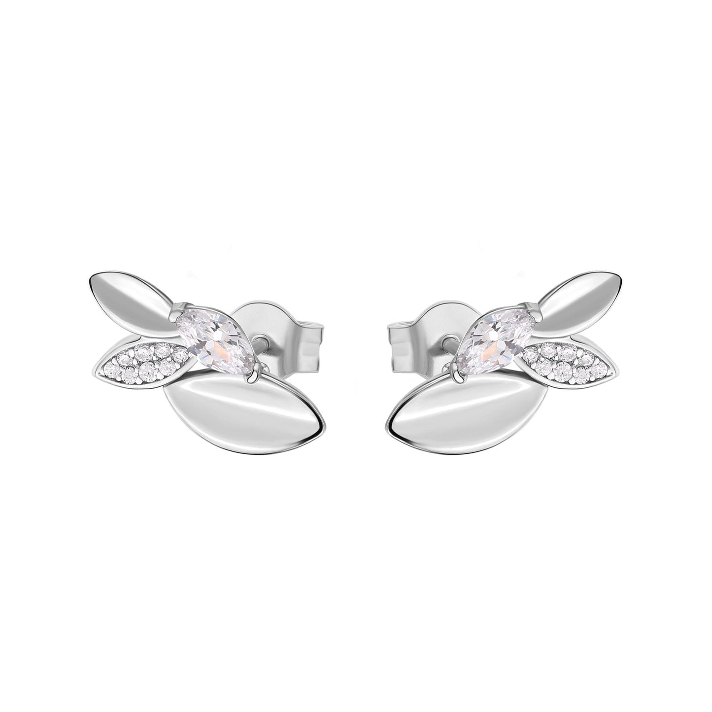 Rosato gaia Lobe earrings - Silver