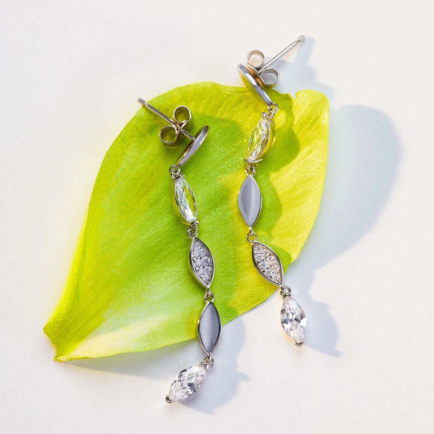 Rosato gaia Long earrings - Silver