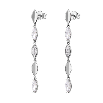 Rosato gaia Long earrings - Silver