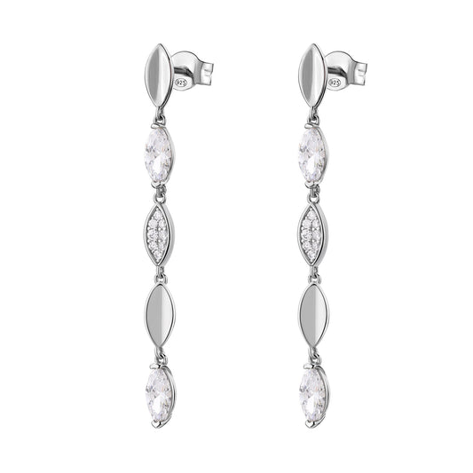 Rosato gaia Long earrings - Silver