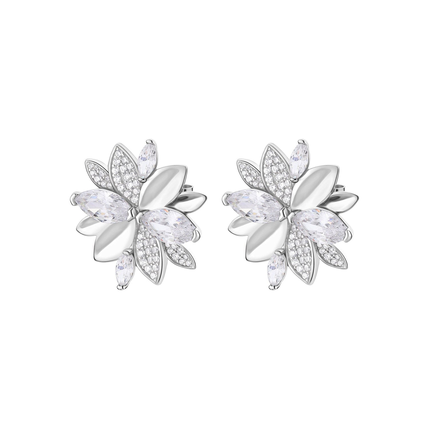 Rosato gaia Lobe earrings - Silver
