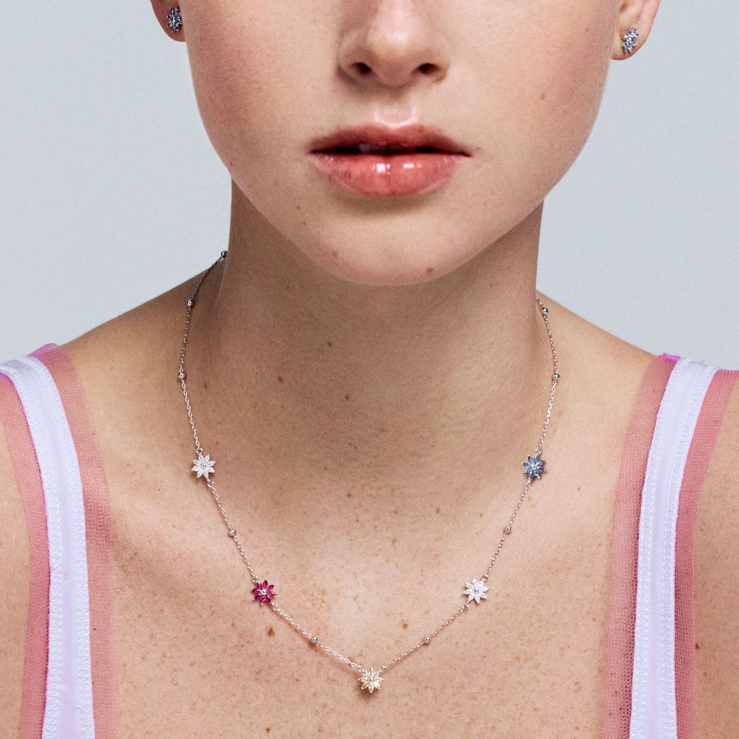 Rosato gaia Short necklace - Silver