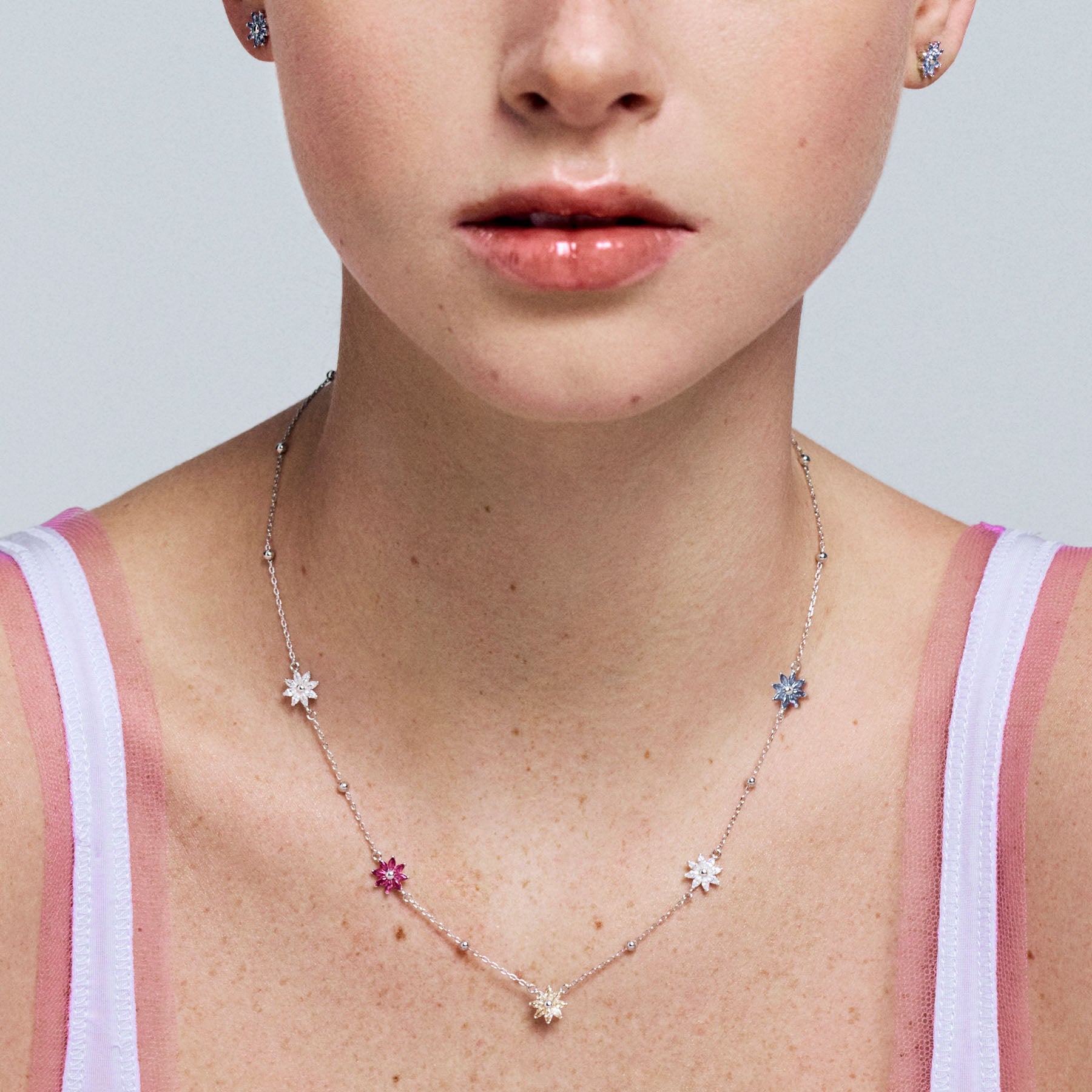 Rosato gaia Short necklace - Silver