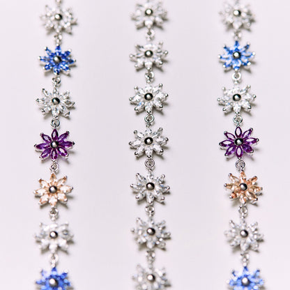 Rosato gaia Soft Floral Bracelet - Silver