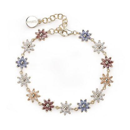 Rosato gaia Soft Floral Bracelet - Yellow Gold