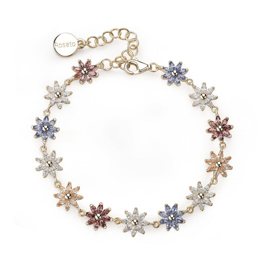 Rosato gaia Soft Floral Bracelet - Yellow Gold