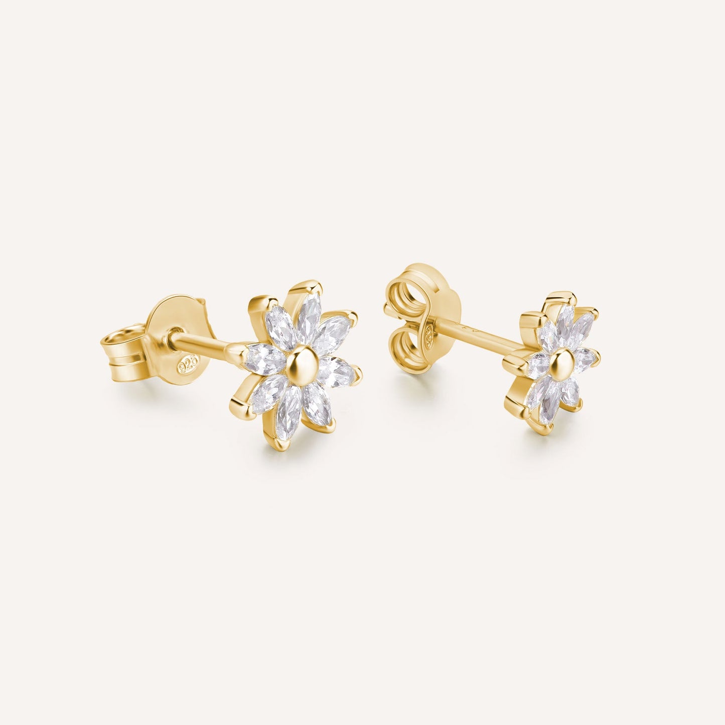 Rosato gaia lobe earrings - Yellow Gold