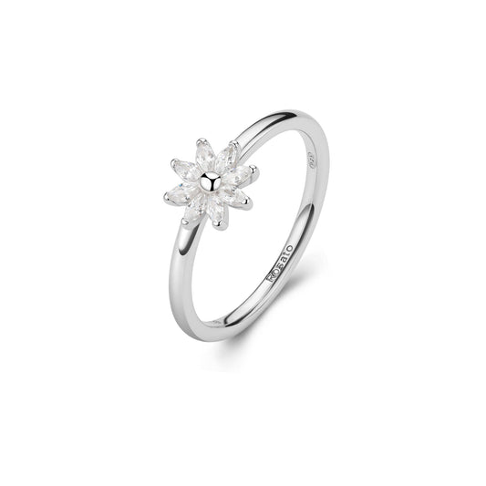 Rosato gaia Floral ring - Silver