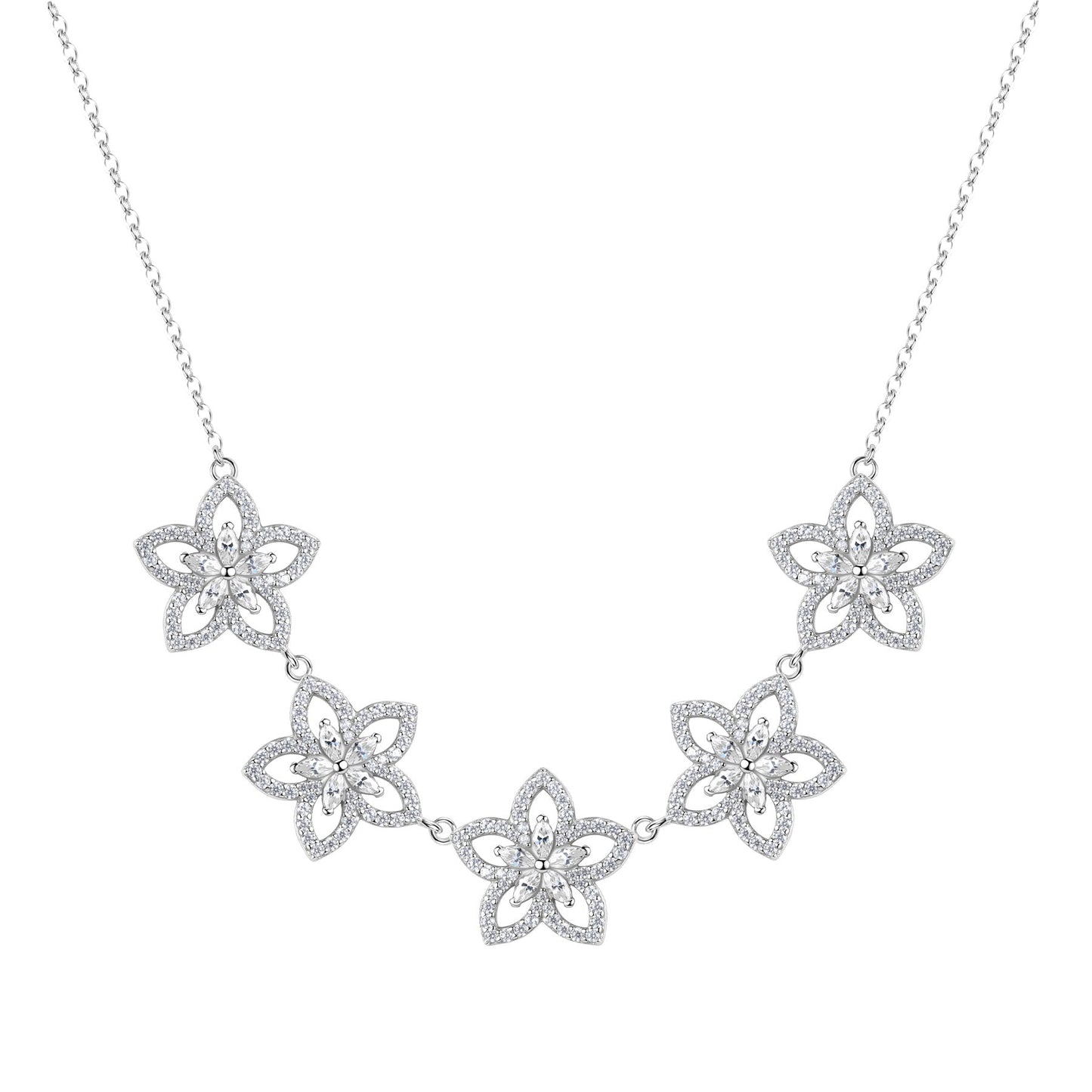 Rosato Gaia short necklace - Silver