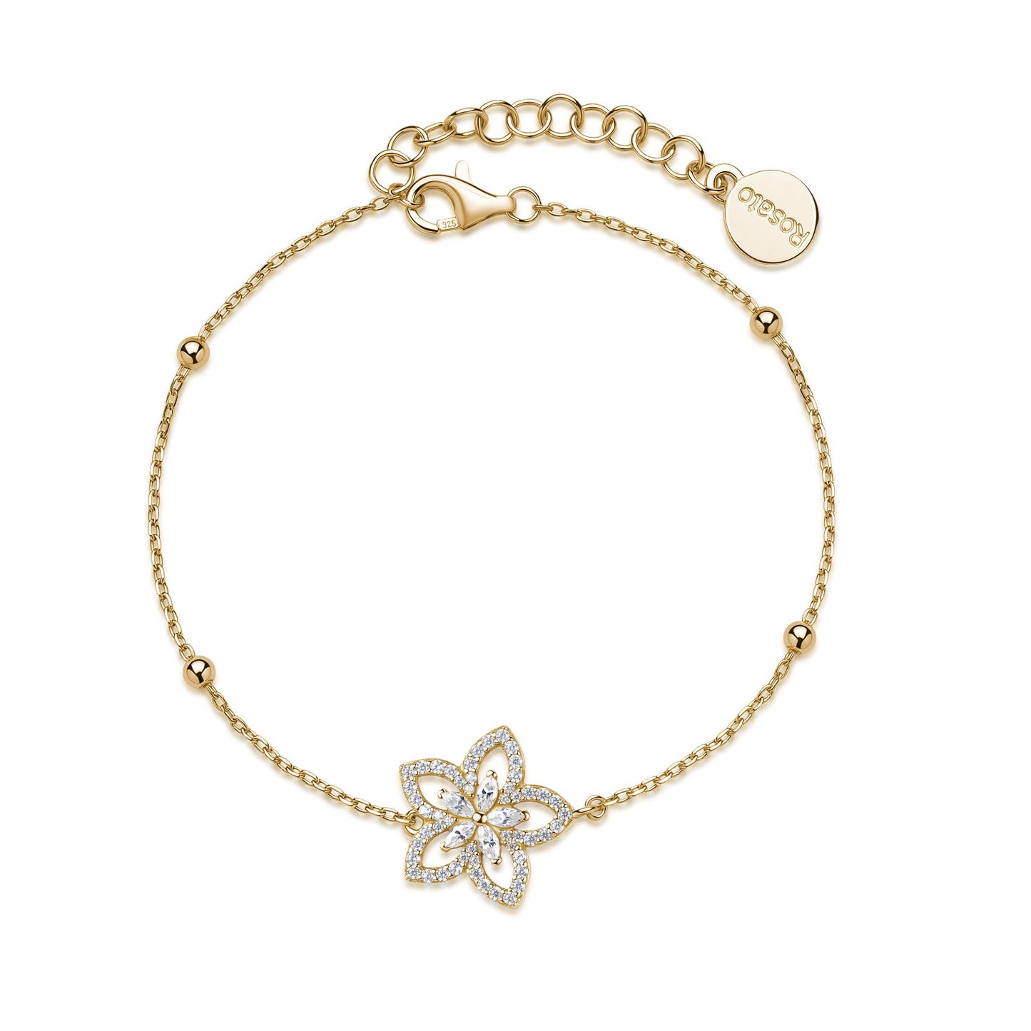 Rosato Gaia soft bracelet - Yellow Gold