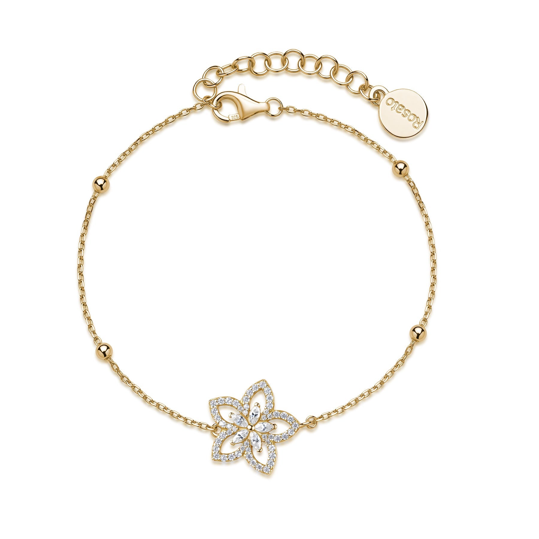 Rosato Gaia soft bracelet - Yellow Gold