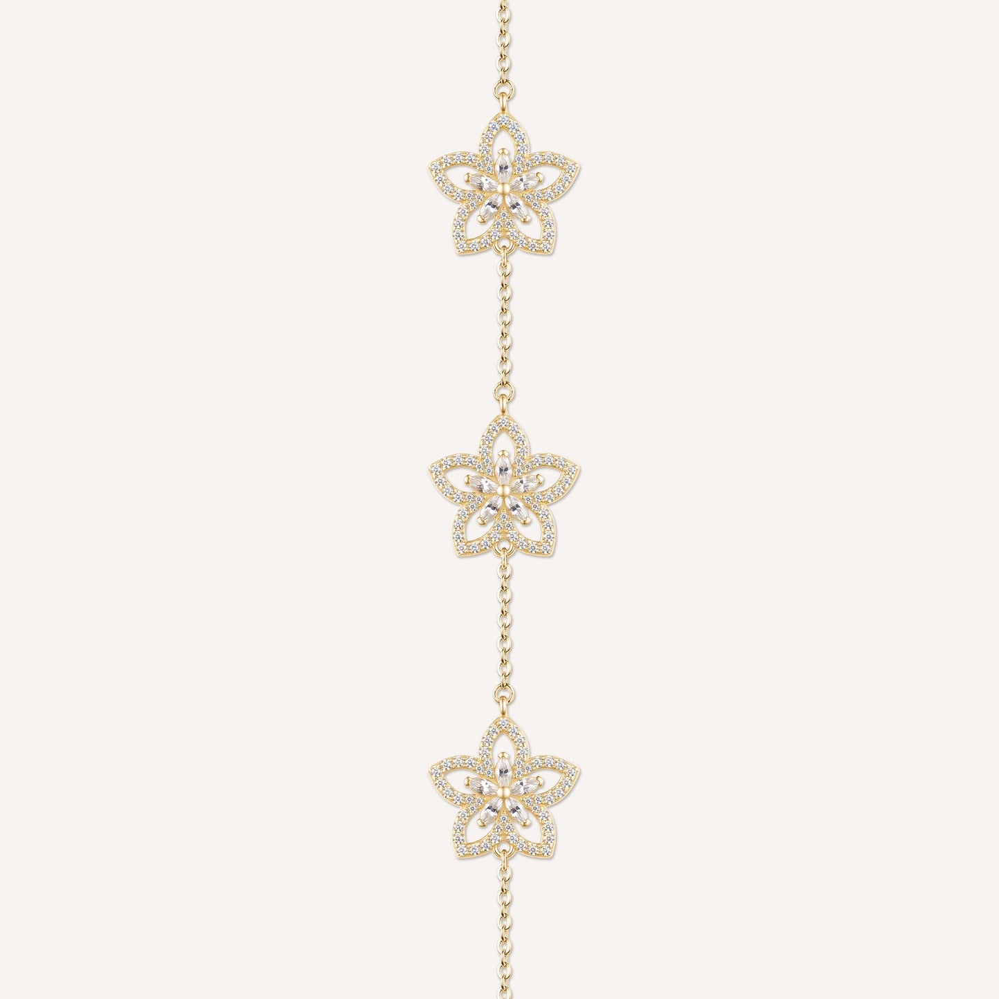 Rosato Gaia soft bracelet - Yellow Gold