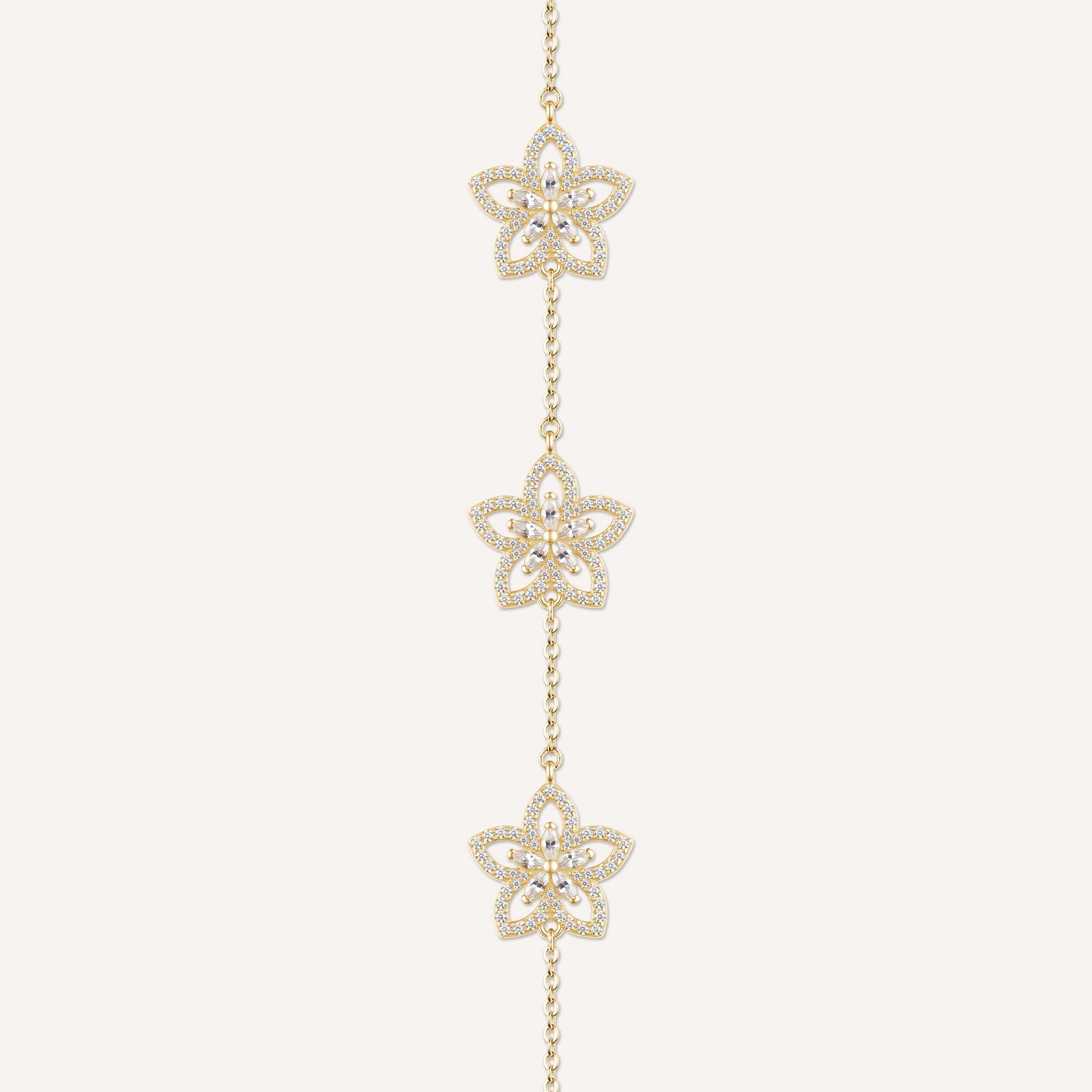 Rosato Gaia soft bracelet - Yellow Gold