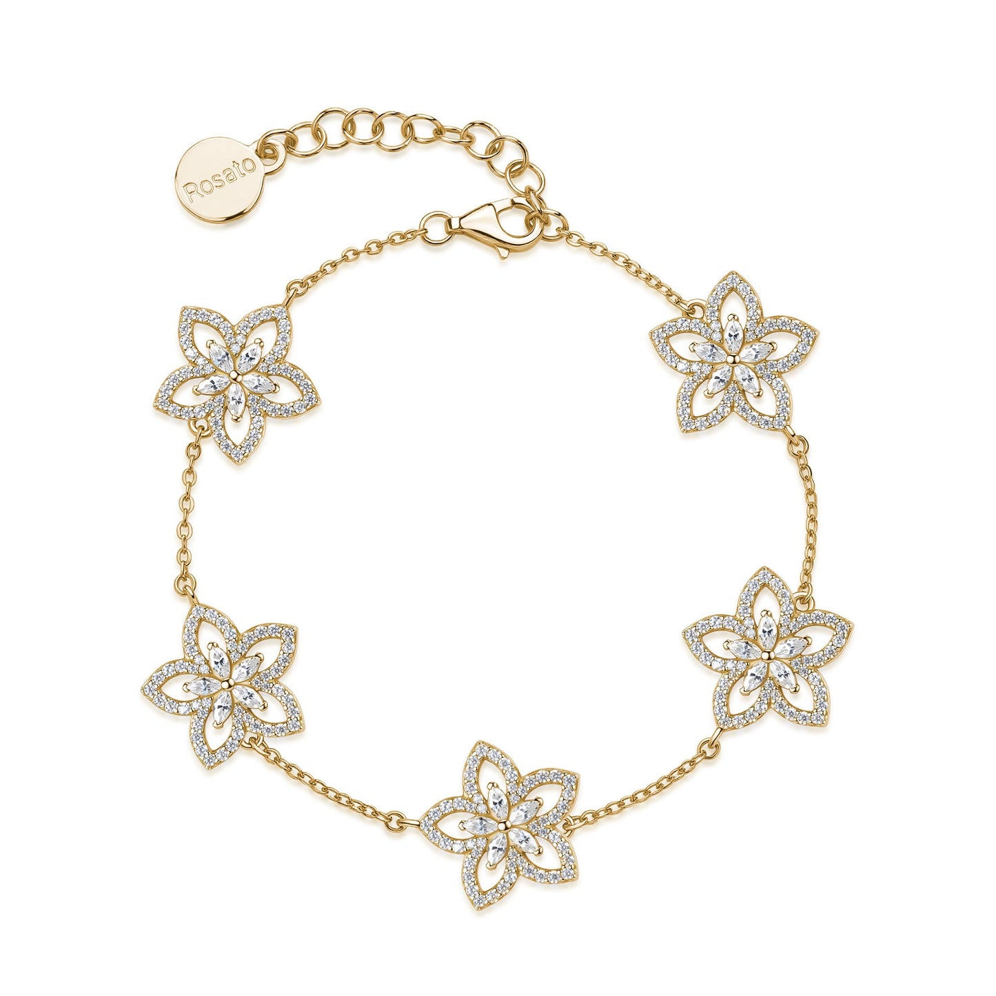 Rosato Gaia soft bracelet - Yellow Gold