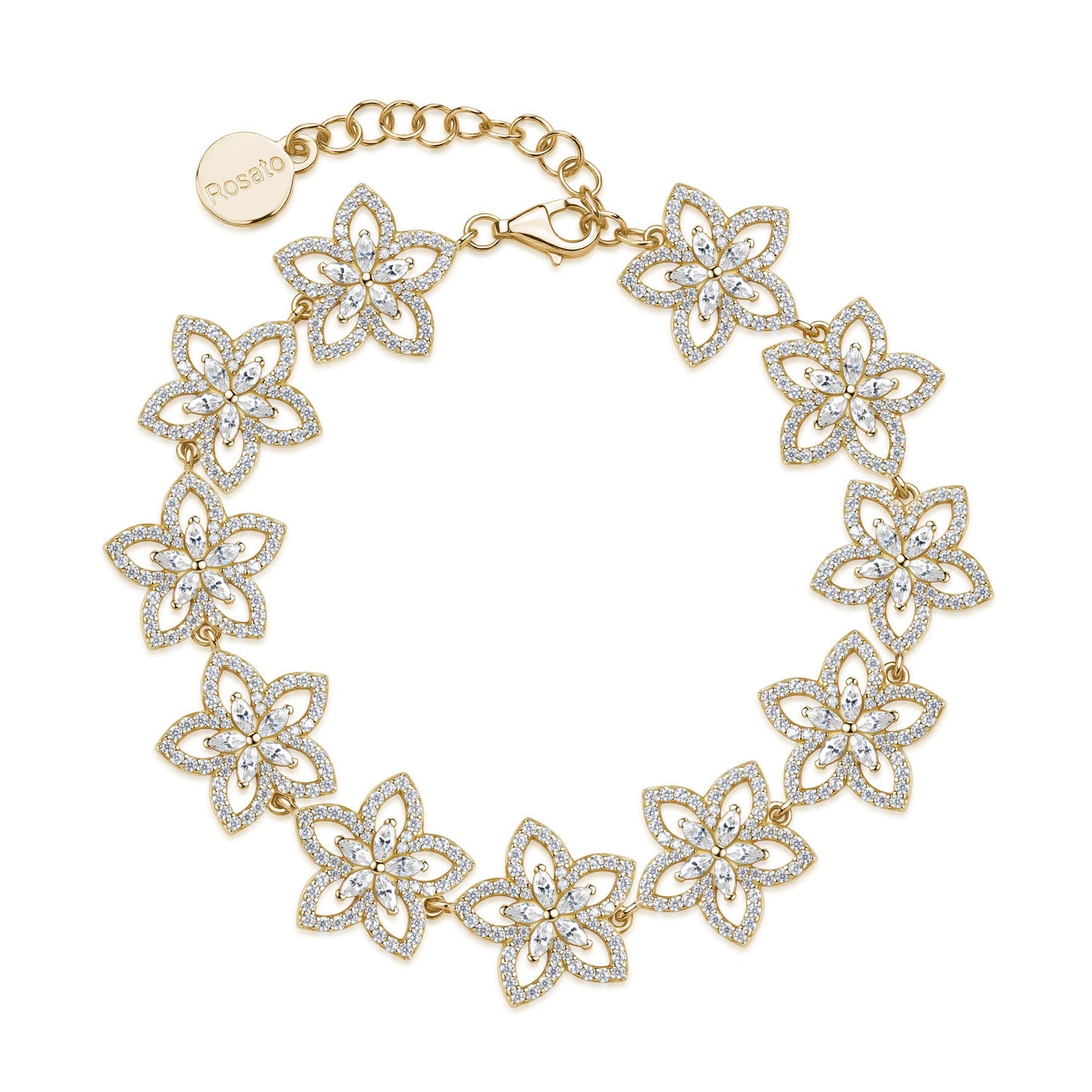 Rosato Gaia soft bracelet - Yellow Gold