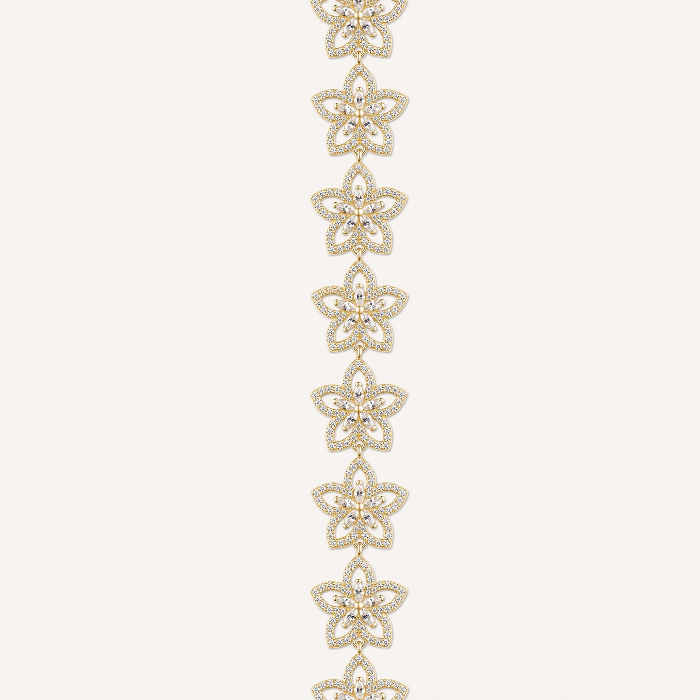 Rosato Gaia soft bracelet - Yellow Gold