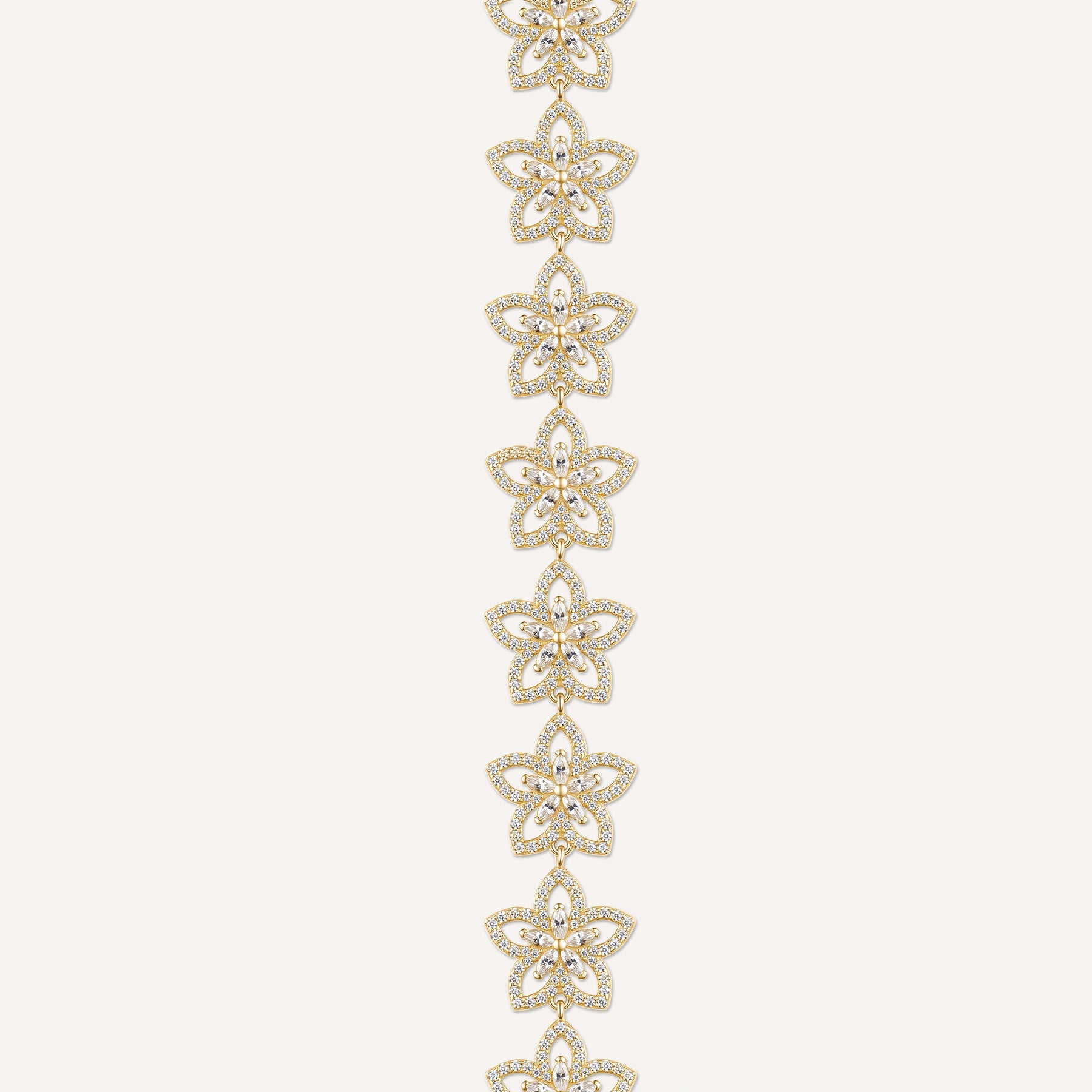 Rosato Gaia soft bracelet - Yellow Gold