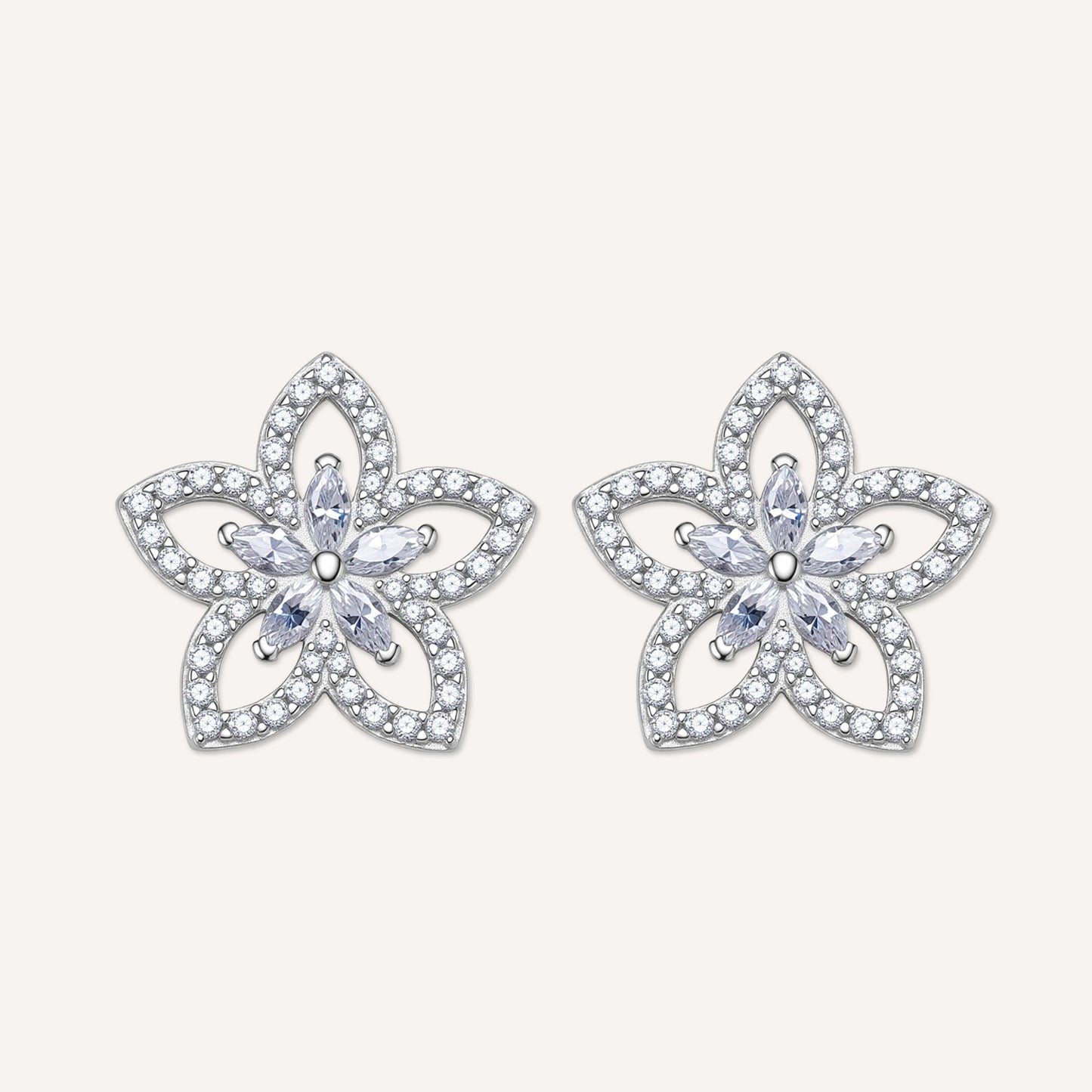 Rosato Gaia lobe earrings - Silver