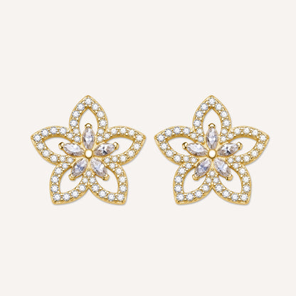 Rosato Gaia lobe earrings - Yellow Gold