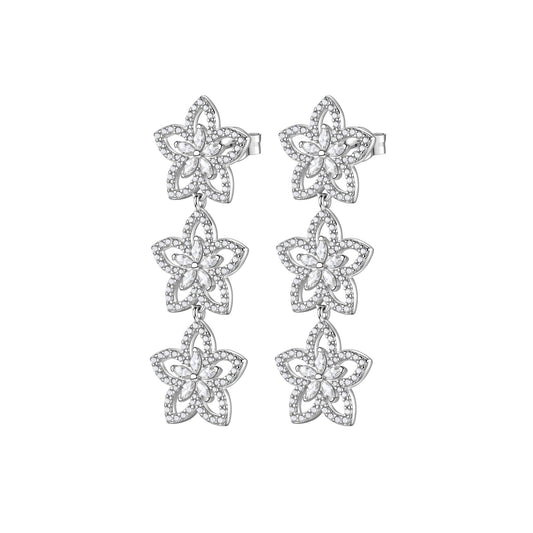 Rosato Gaia dangling earrings - Silver