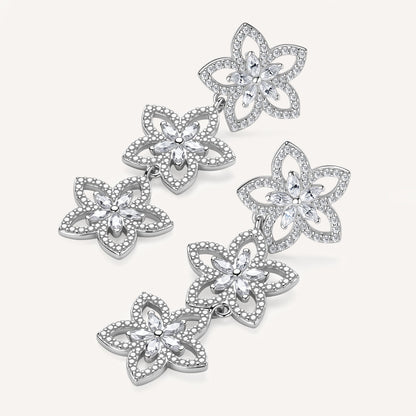 Rosato Gaia dangling earrings - Silver