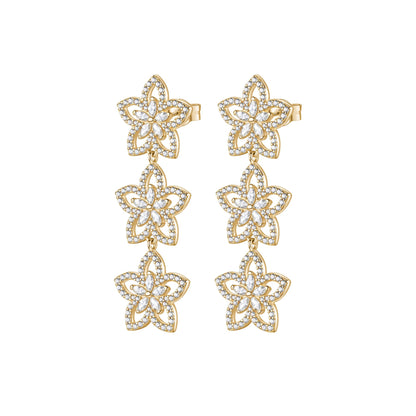 Rosato Gaia dangling earrings - Yellow Gold