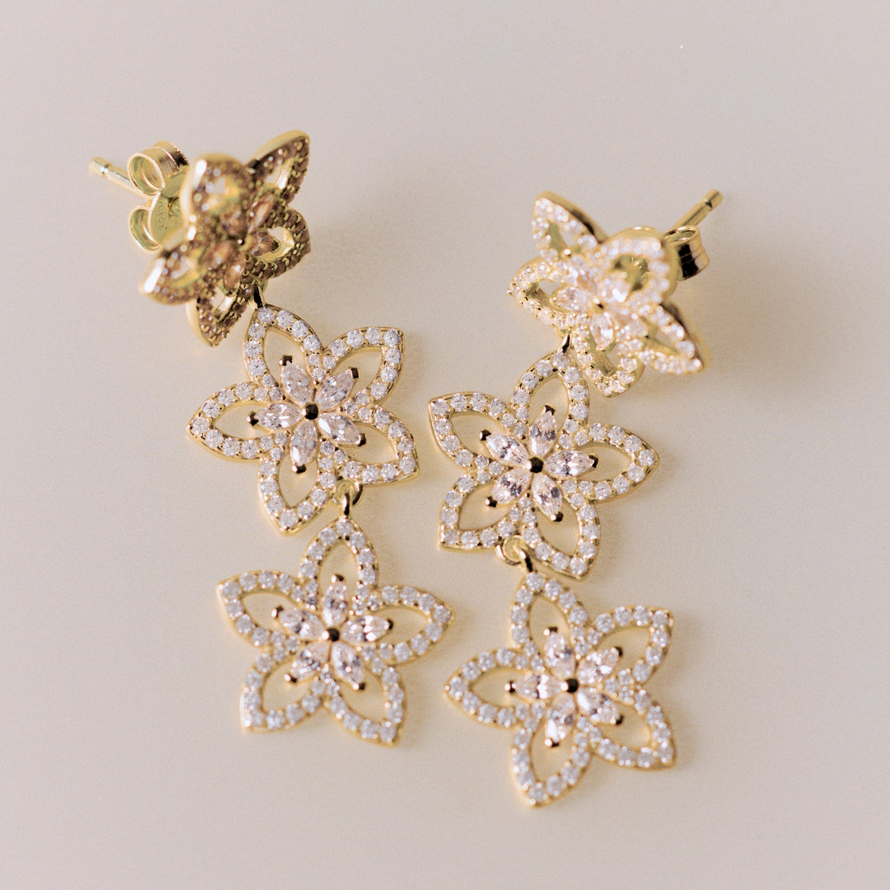 Rosato Gaia dangling earrings - Yellow Gold