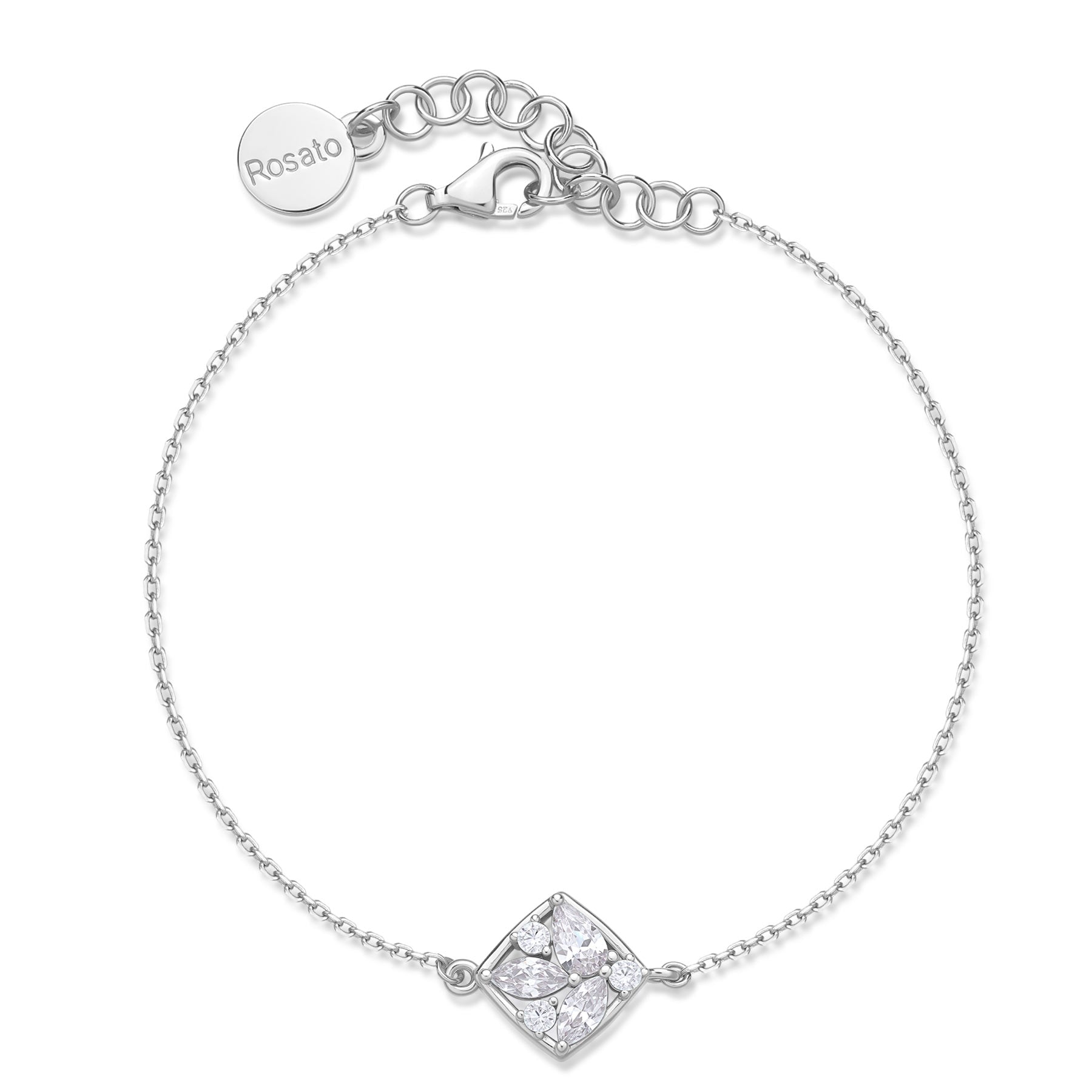 Rosato gemma Soft bracelet - Silver