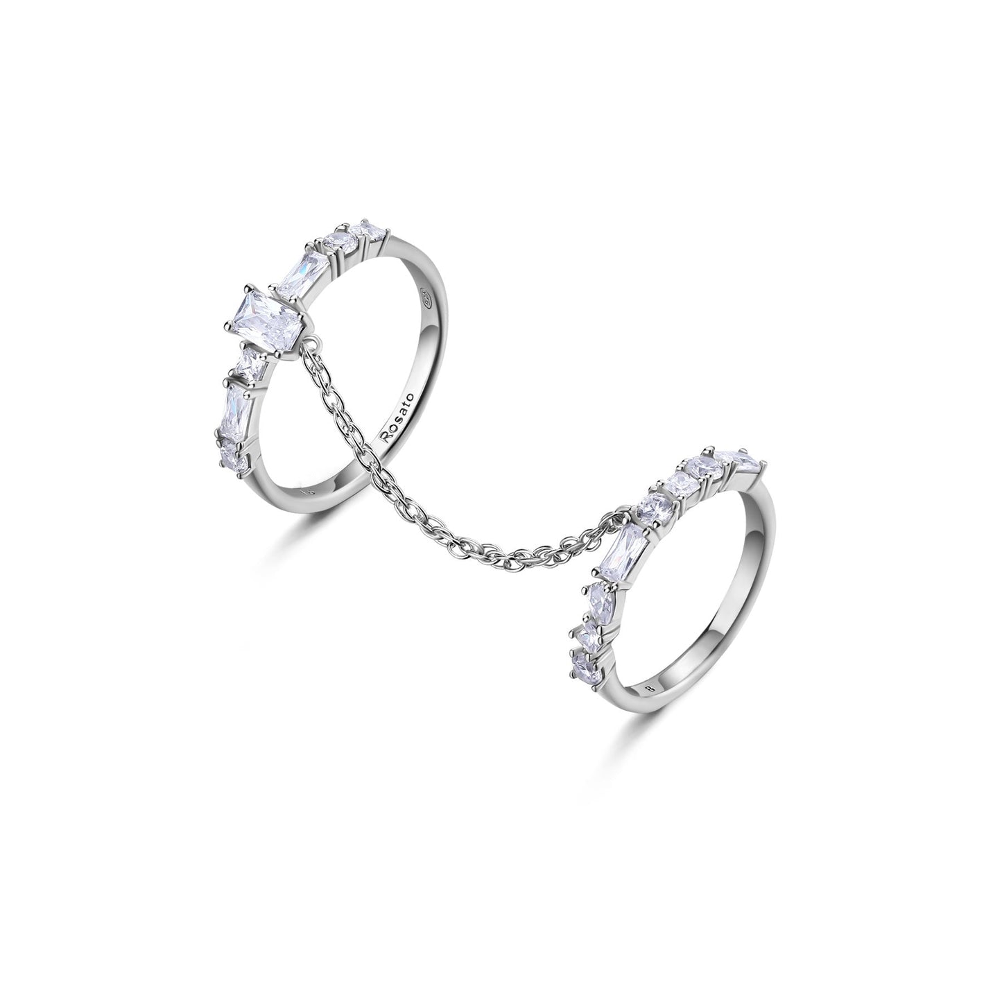 Rosato gemma double ring