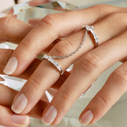 Rosato gemma double ring