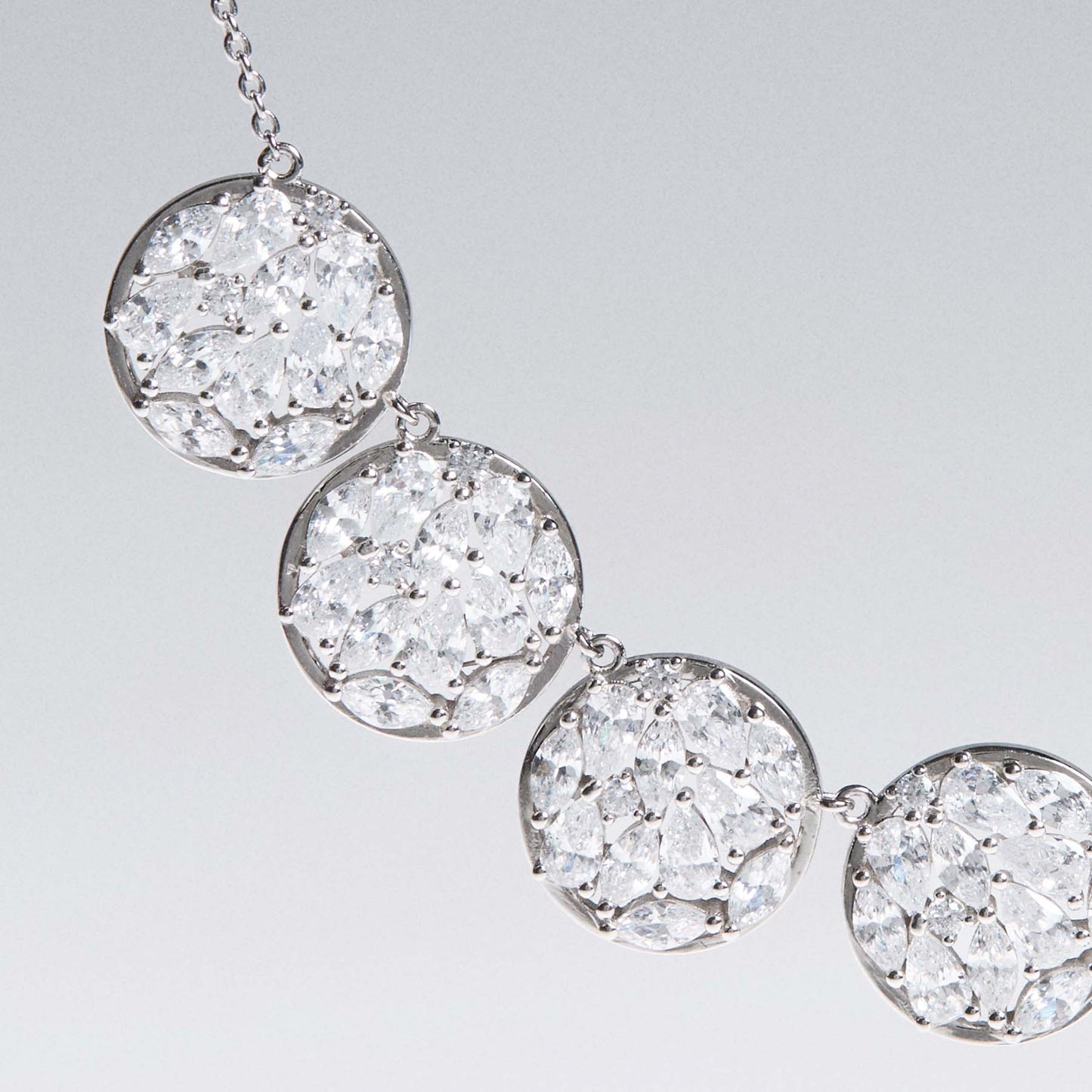 Rosato gemma Short necklace - Silver