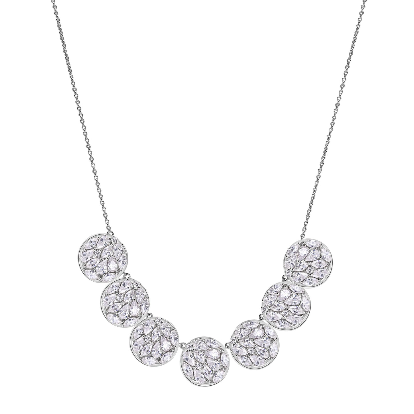 Rosato gemma Short necklace - Silver