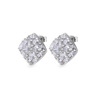 Rosato gemma Lobe earrings - Silver