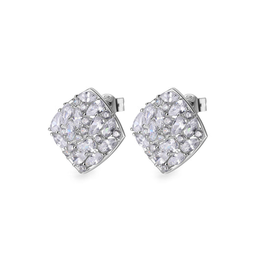 Rosato gemma Lobe earrings - Silver