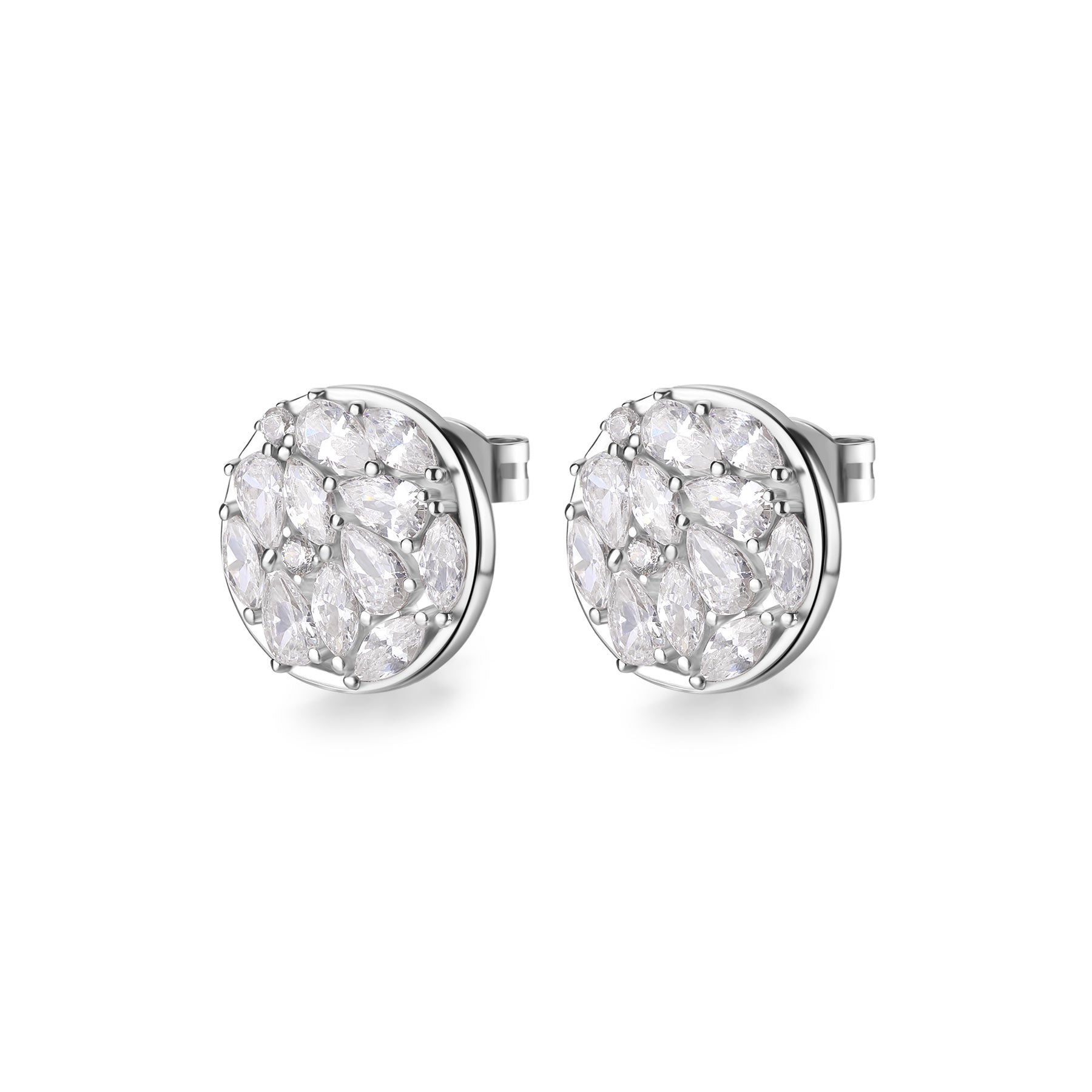 Rosato gemma Lobe earrings - Silver