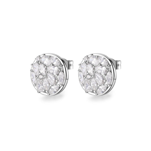 Rosato gemma Lobe earrings - Silver