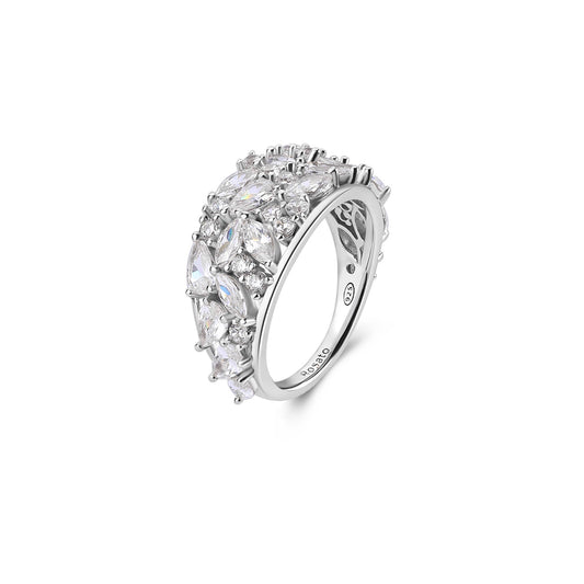 Rosato gemma Band ring - Silver