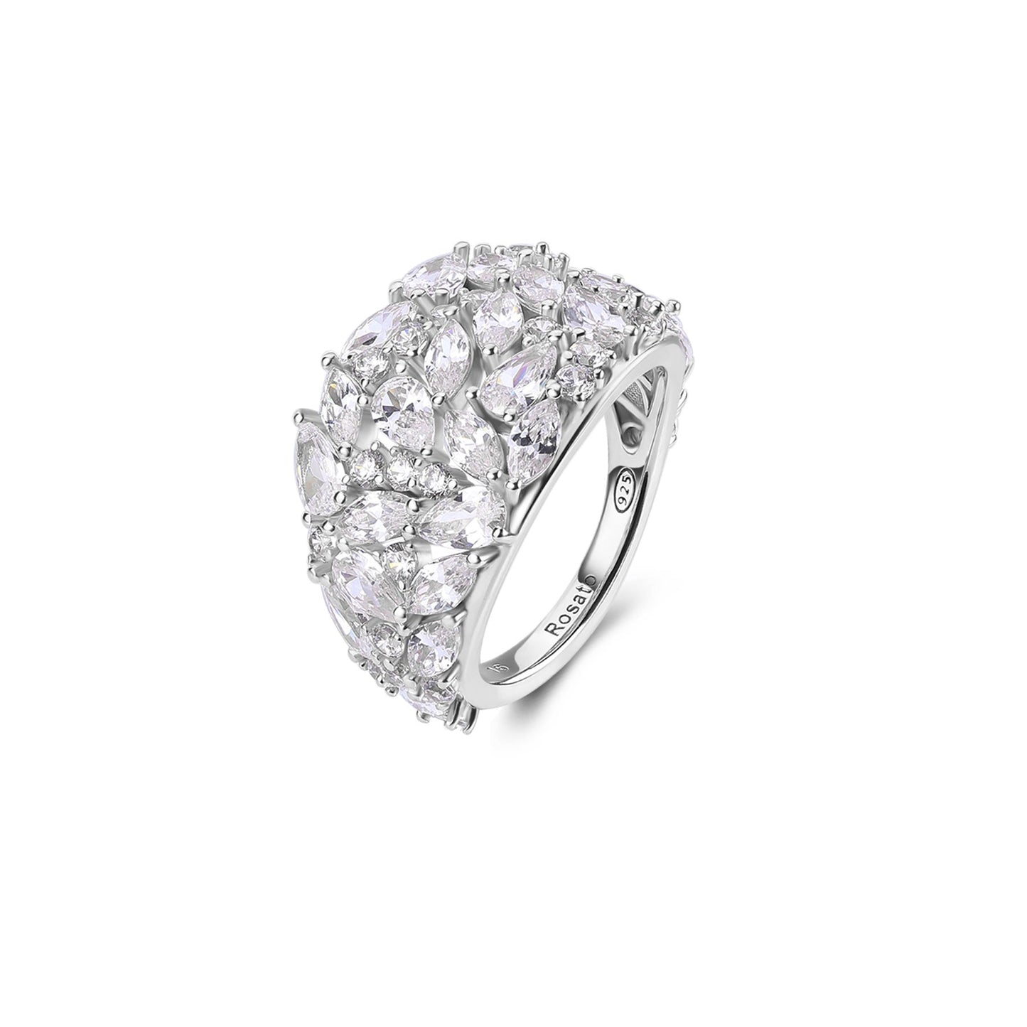 Rosato gemma Band ring - Silver