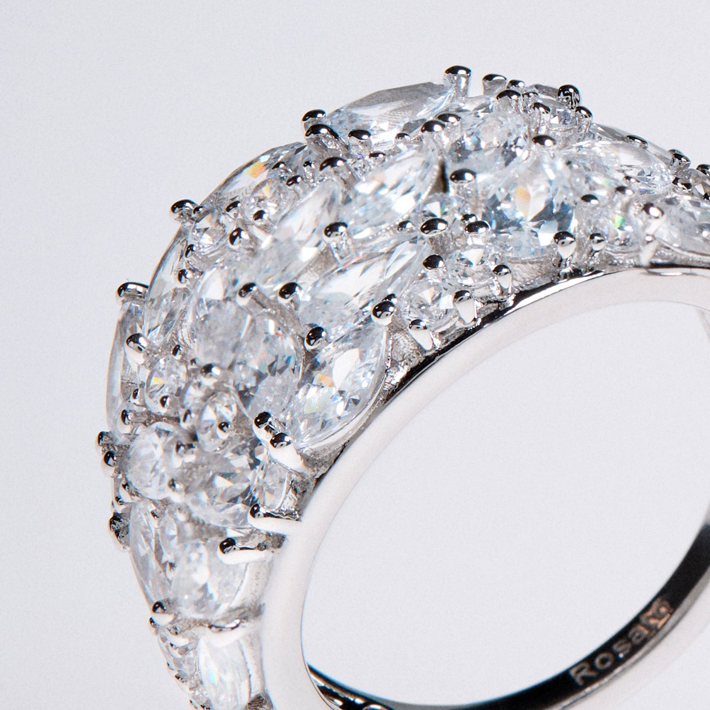 Rosato gemma Band ring - Silver