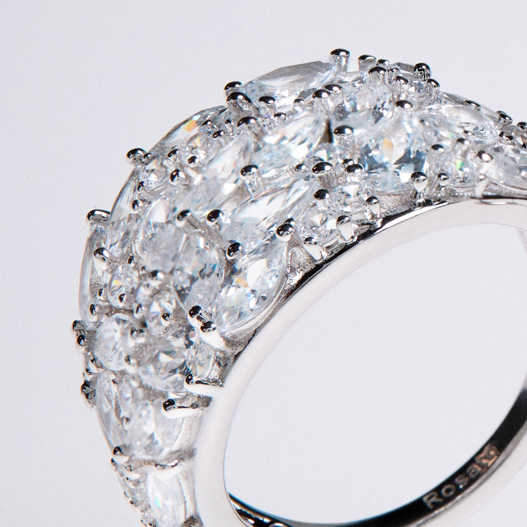 Rosato gemma Band ring - Silver