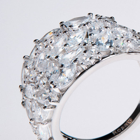Rosato gemma Band ring - Silver
