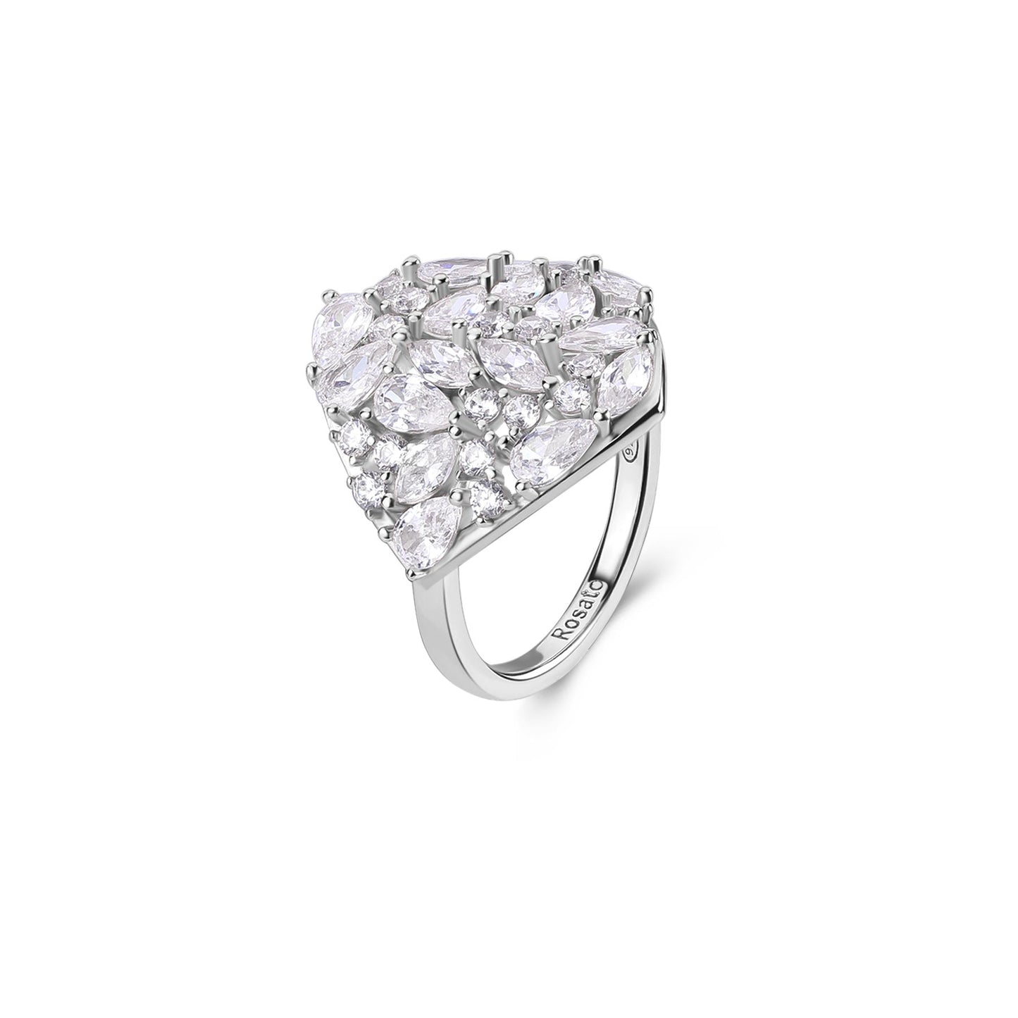 Rosato gemma Ring - Silver